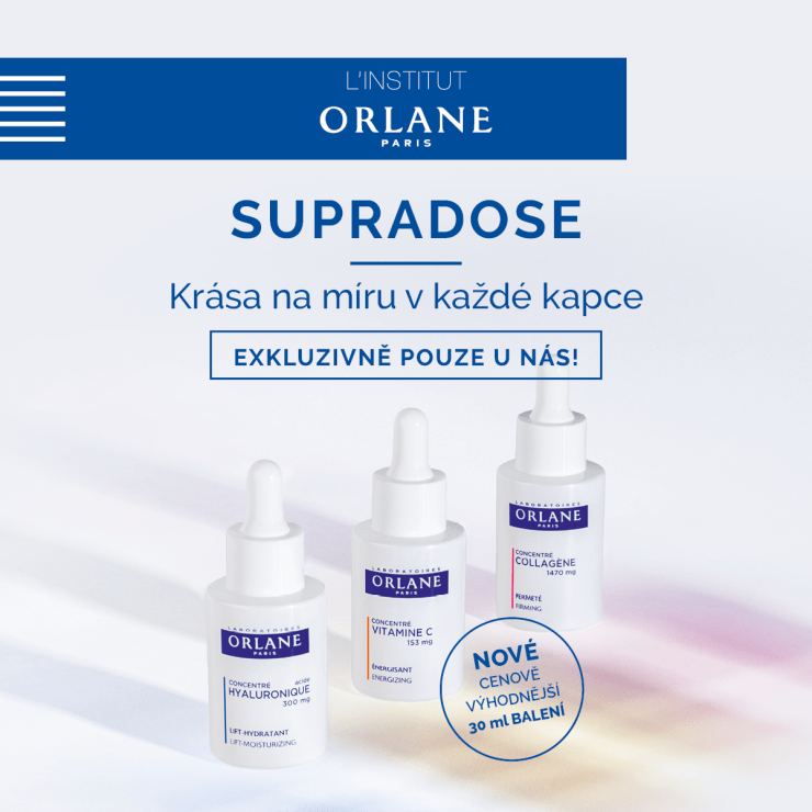 Nové balení Supradose najdete v Institut Orlane Praha