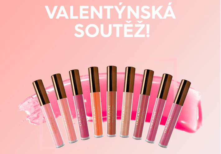 Valentýnský soutěž o lesky na rty Orlane